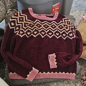 Zunie Girl Fair Isle Sweater